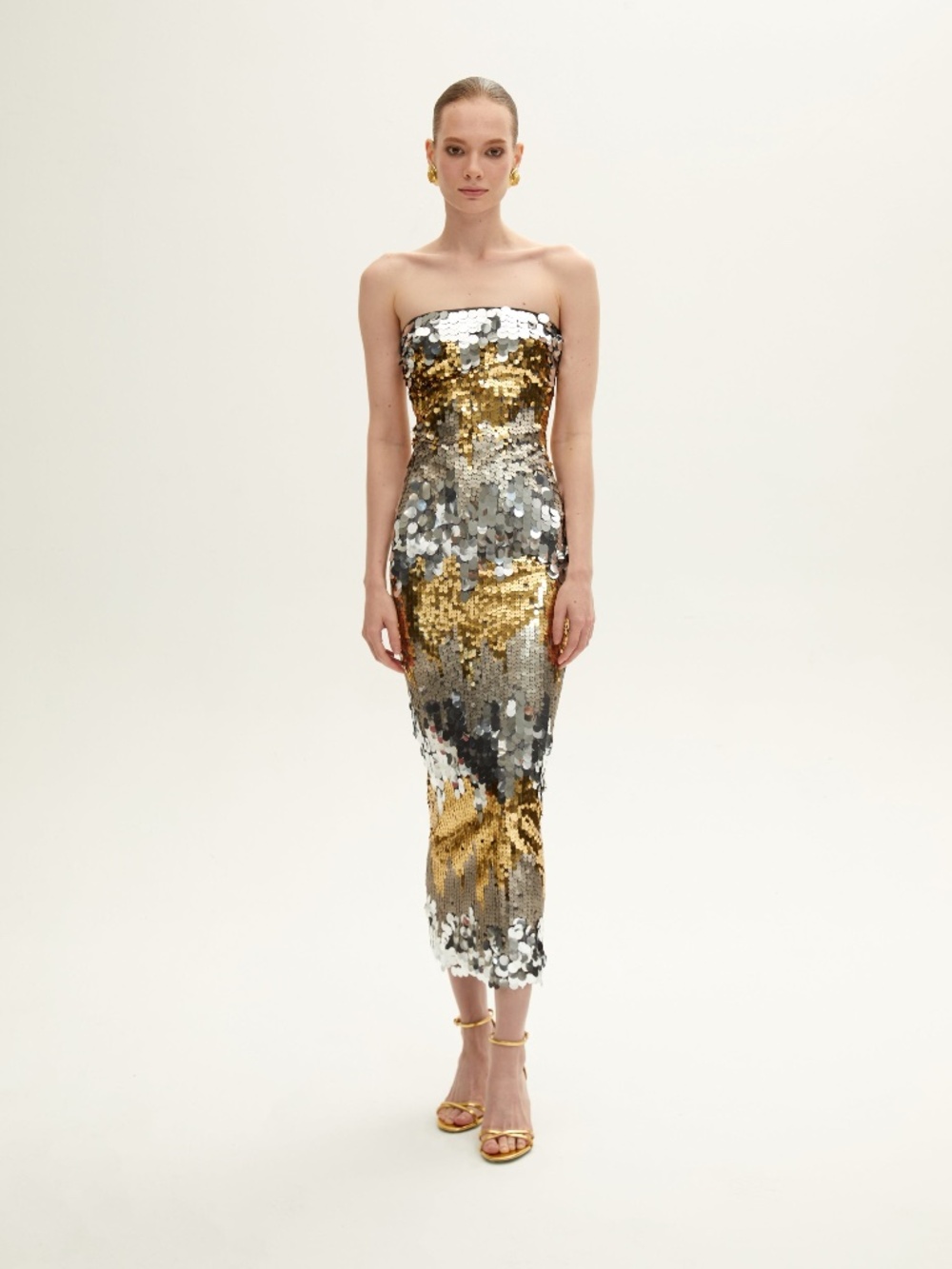 THE NEW ARRIVALS by Ilkyaz Ozel PHOENIX STRAPLESS DRESS ($890 Retail)